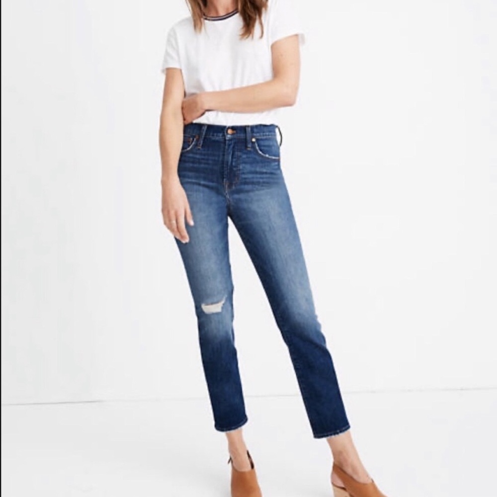 Madewell The Perfect Crop size 27